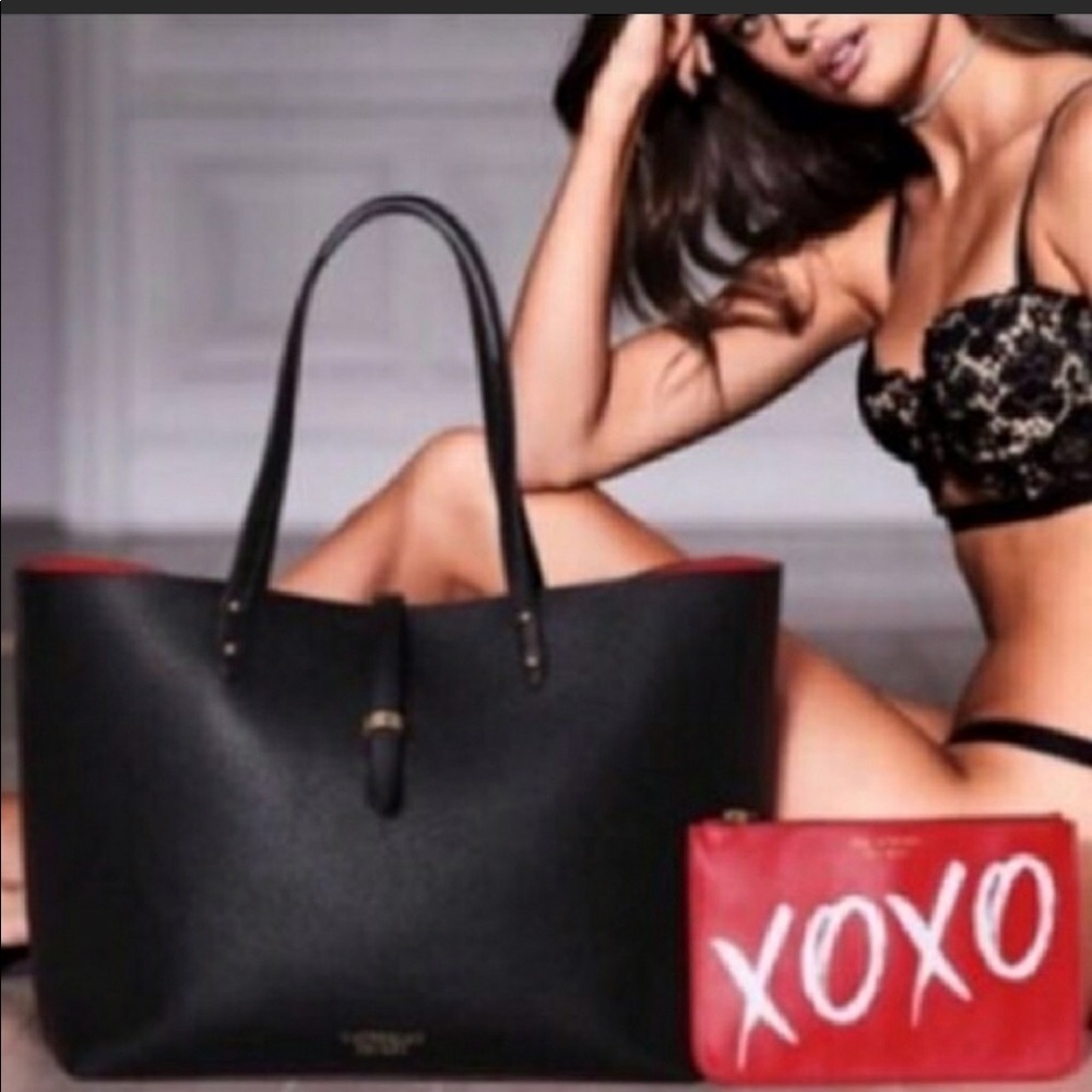 Victoria’s Secret Tote with Red Interior